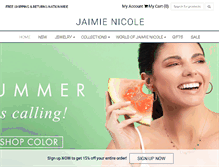 Tablet Screenshot of jaimienicole.com